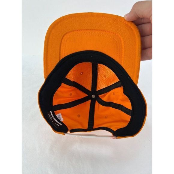 Nike Dri Fit Tennessee Volunteers Hat Orange Snapback Light Weight Checkered - Picture 6 of 8